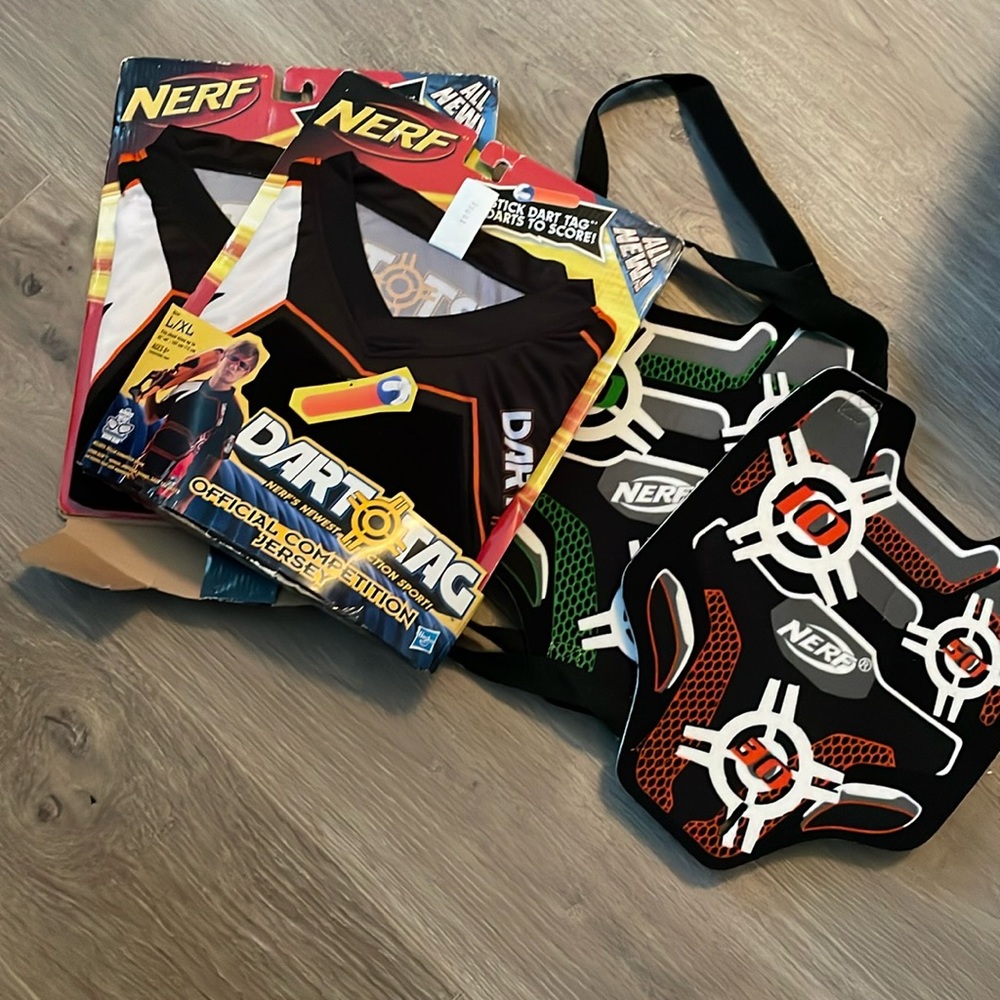 Nerf jerseys and vests